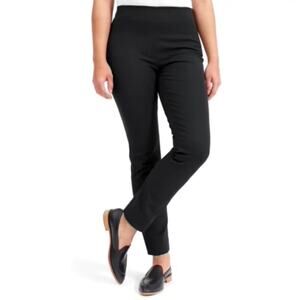 Everlane Women’s 18 Black High Rise Bi-Stretch Work Pant Stretch Ankle Size Zip